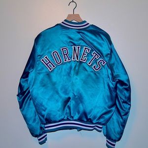 Vintage Charlotte Hornets NBA Locker Line Satin Jacket